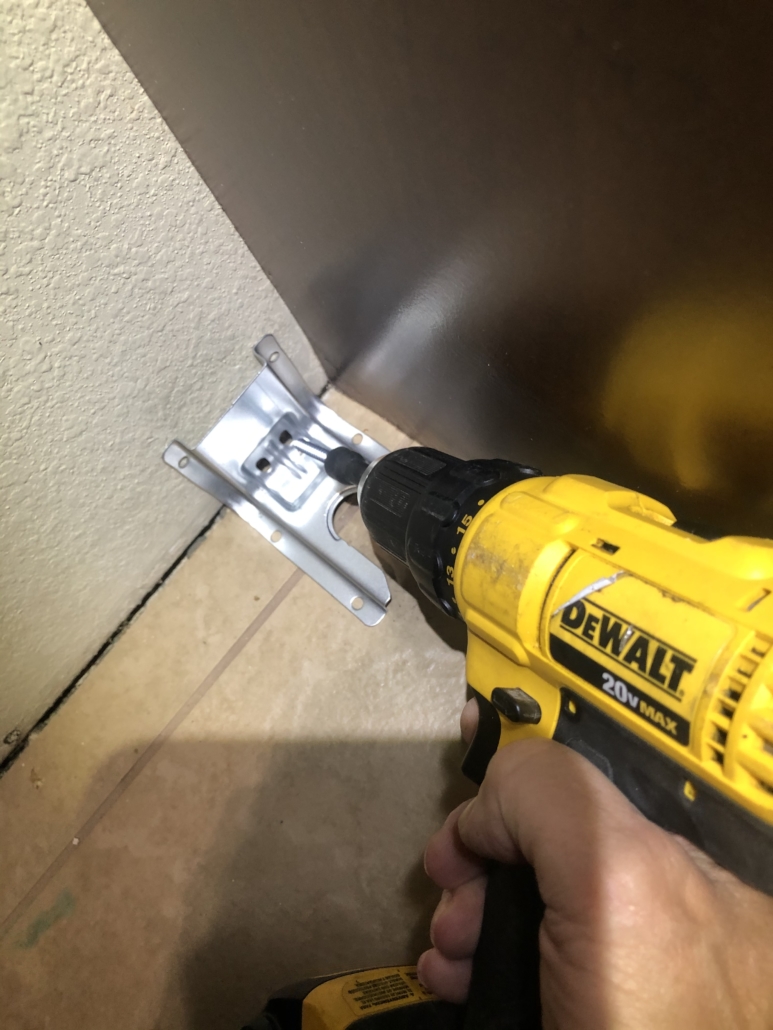 Range AntiTip Device Bracket Home Run Inspections, LLC