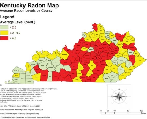 Kentucky Radon Map